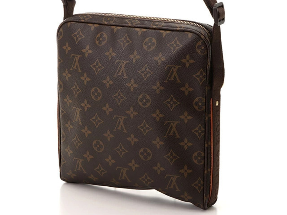 Louis Vuitton Monogram Shoulder Trotteur Bobourg Bag Brown